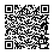 Código QR para número de teléfono +19892930525