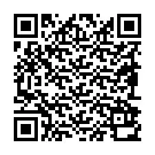 Código QR para número de teléfono +19892930618