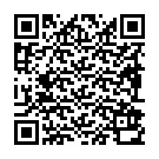 QR-koodi puhelinnumerolle +19892930922