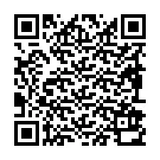 Codice QR per il numero di telefono +19892930942