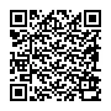 Codice QR per il numero di telefono +19892930958