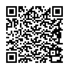 QR-koodi puhelinnumerolle +19892930992