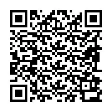 QR код за телефонен номер +19892932167