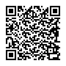 QR-код для номера телефона +19892932212