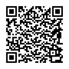 Código QR para número de teléfono +19892932251