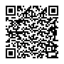 QR-koodi puhelinnumerolle +19892932252