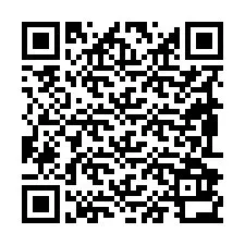 QR-koodi puhelinnumerolle +19892932374