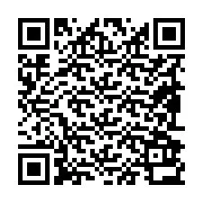 Código QR para número de teléfono +19892932379