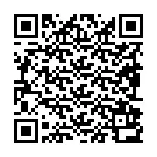 QR-koodi puhelinnumerolle +19892932592