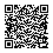 Codice QR per il numero di telefono +19892932846