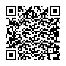 Kod QR dla numeru telefonu +19892936136