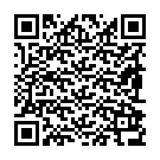 QR-koodi puhelinnumerolle +19892936295