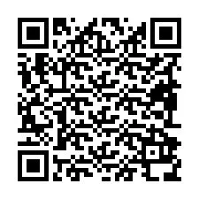 QR код за телефонен номер +19892938233