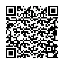 QR-code voor telefoonnummer +19892950098