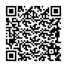 Código QR para número de teléfono +19892958544