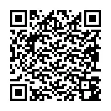 Código QR para número de teléfono +19893042076