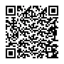 Codice QR per il numero di telefono +19893042186
