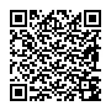 Código QR para número de teléfono +19893042195