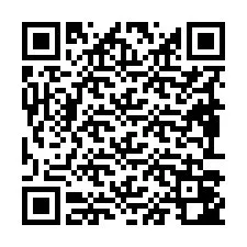 QR-koodi puhelinnumerolle +19893042222