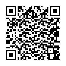 Código QR para número de telefone +19893042679