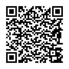 Codice QR per il numero di telefono +19893043825