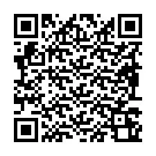 Código QR para número de teléfono +19893260166