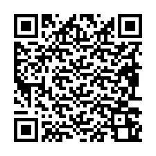 Código QR para número de teléfono +19893260372