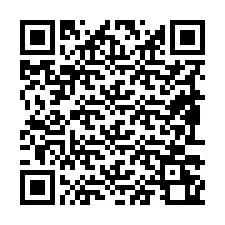 Código QR para número de teléfono +19893260379