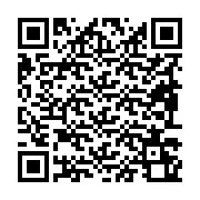 Código QR para número de teléfono +19893260533