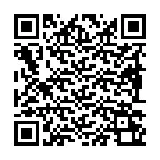 Código QR para número de telefone +19893260626