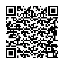 Código QR para número de telefone +19893260962