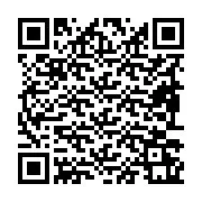 QR-koodi puhelinnumerolle +19893261337