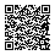 Código QR para número de telefone +19893261357