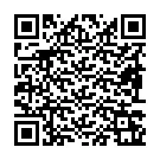 Codice QR per il numero di telefono +19893261437