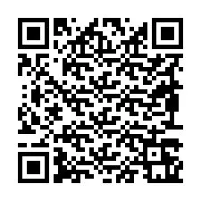 Codice QR per il numero di telefono +19893261884
