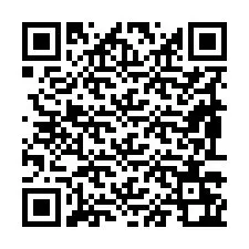 Código QR para número de teléfono +19893262575