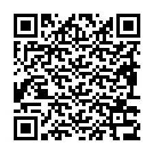 QR-koodi puhelinnumerolle +19893336742