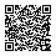 Código QR para número de telefone +19893342856