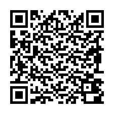 Código QR para número de teléfono +19893400314