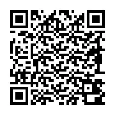 Código QR para número de teléfono +19893400418