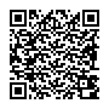 Código QR para número de teléfono +19893400436