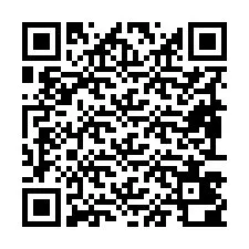 Código QR para número de teléfono +19893400597