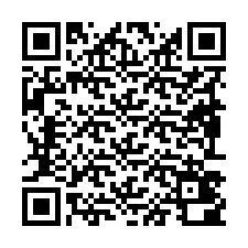 Código QR para número de teléfono +19893400626