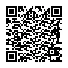 電話番号のQRコード +19893401956