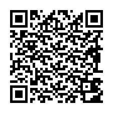 QR-koodi puhelinnumerolle +19893402062