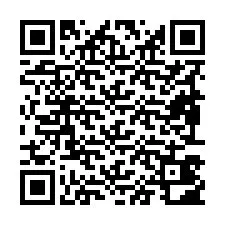 Codice QR per il numero di telefono +19893402097