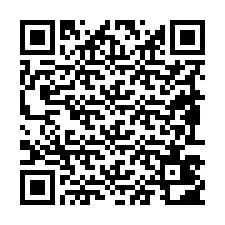 QR-koodi puhelinnumerolle +19893402578