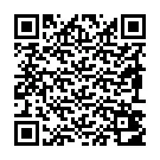 Código QR para número de teléfono +19893402604