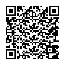 Código QR para número de teléfono +19893402809