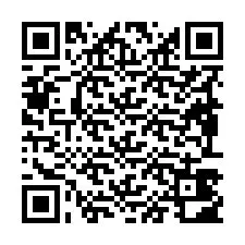 Código QR para número de telefone +19893402822